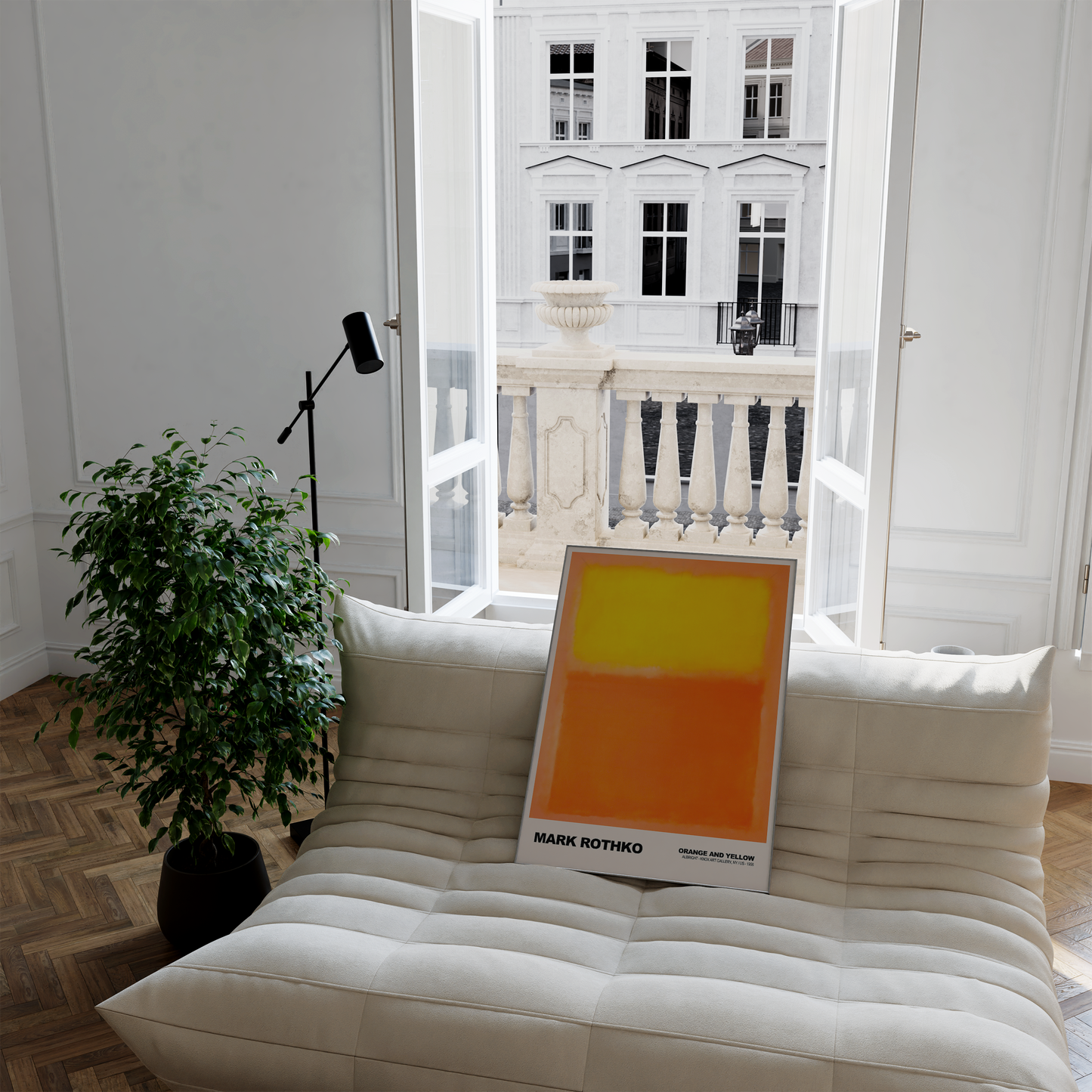 Poster Mark Rothko · Orange and Yellow · Abstrakter Expressionismus, Farbfeld · Print ohne Rahmen