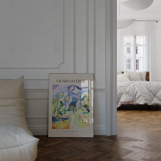 Henri Matisse Poster · Geschenkidee · Collioure Landschaften Goldfisch Offenes Fenster Fauvistisches Interieur · Dekoprint ohne Rahmen