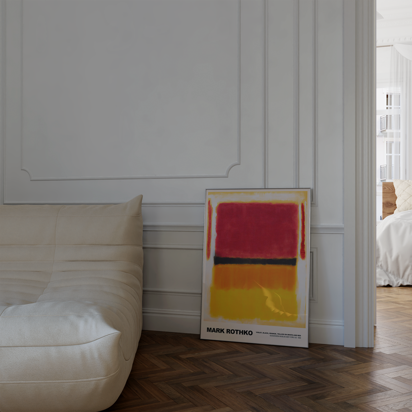Poster Mark Rothko · Violet, Black, Orange, Yellow on White and Red · Abstrakter Expressionismus, Farbfeldmalerei · Print ohne Rahmen