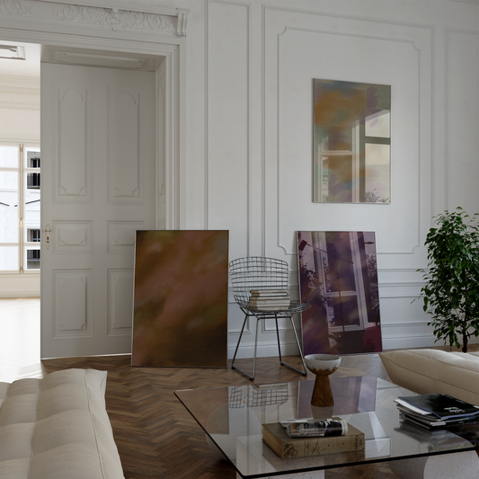 Poster Wandbilder Wohnzimmer · Abstrakte Kunst Fashion · Moderne Bilder ohne Rahmen