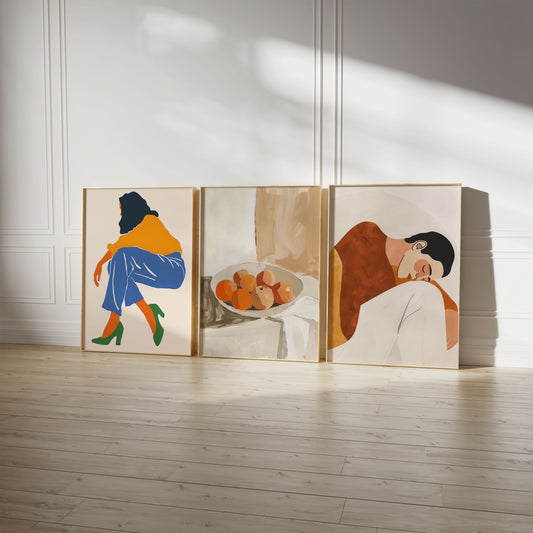 Moderne Kunst Poster · Geschenkidee · Porträts, Stillleben und Zeitgenössische Malerei · Dekoprint ohne Rahmen