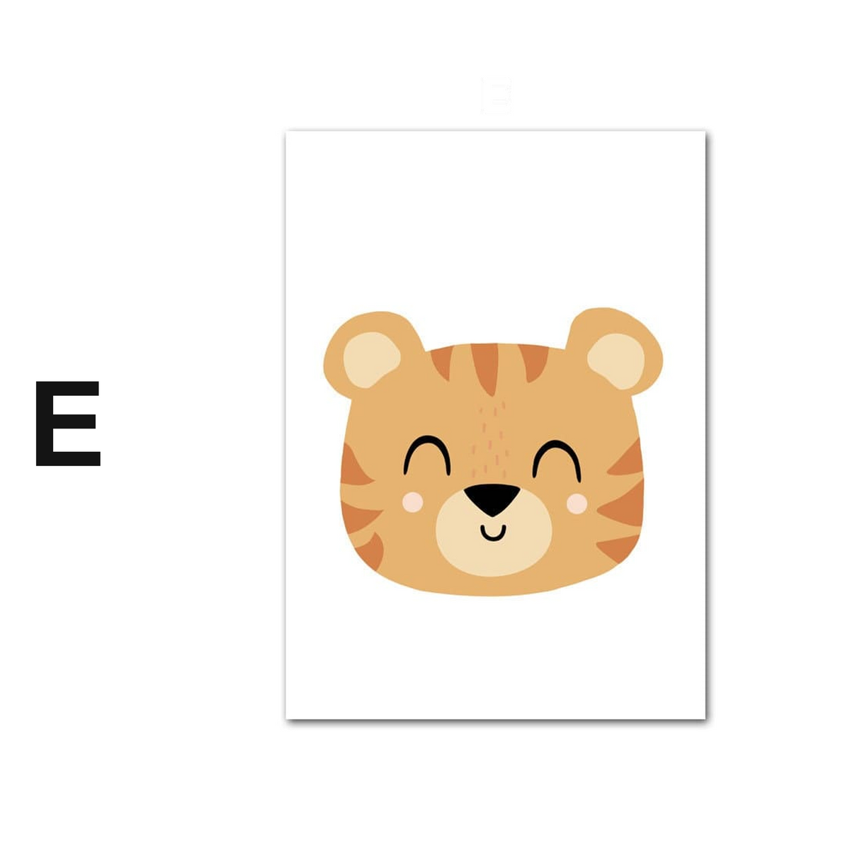 Poster Safari Hakuna Matata Löwe Personalisierter Name als Deko Print ohne Rahmen