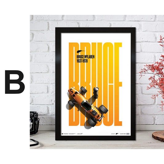 Poster Formel 1 Rennfahrer Legenden Rennwagen · Deko Print ohne Rahmen