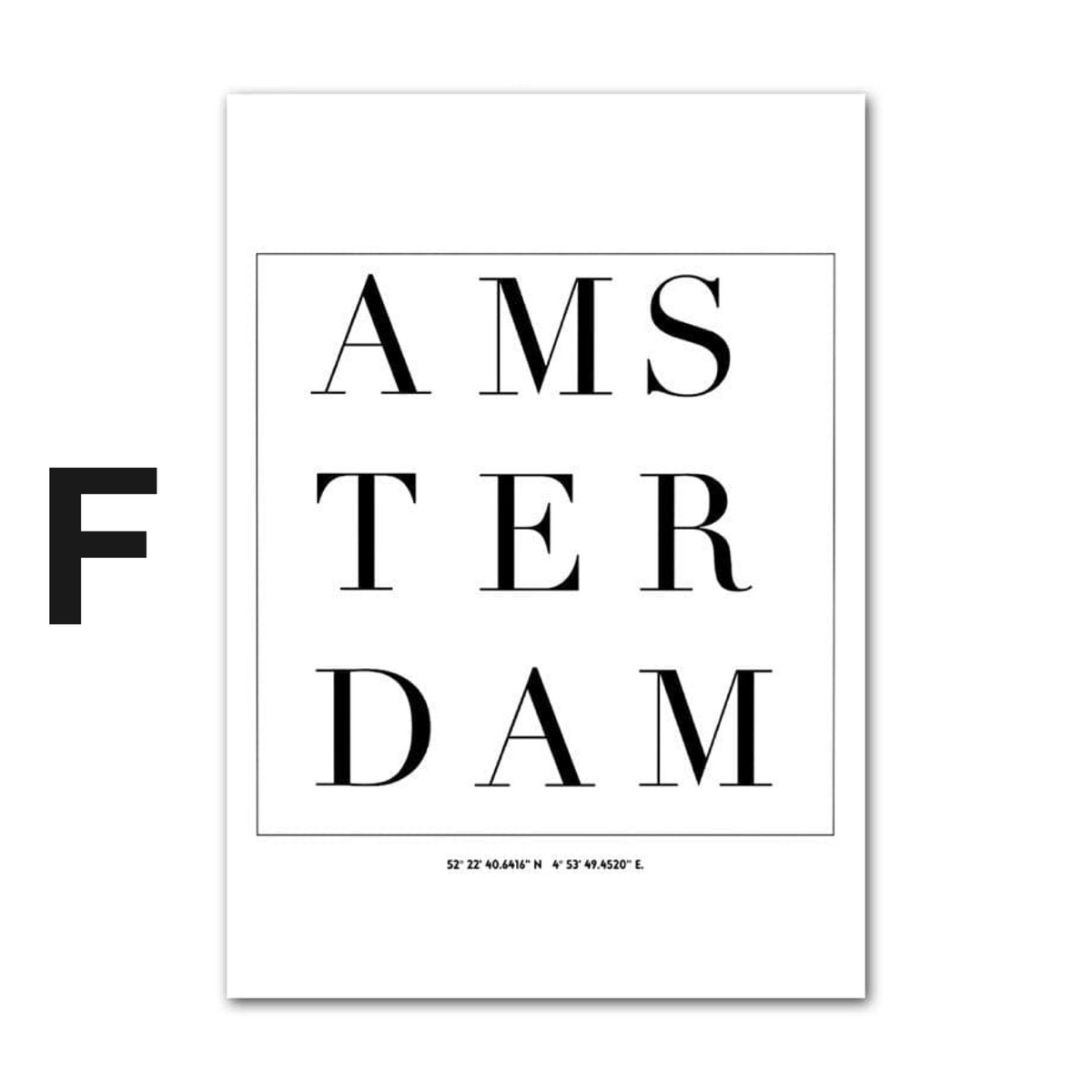 Poster Städte Schwarz Weiß · Wandbilder Wohnzimmer & Schlafzimmer · Deko Print Bilder · ohne Rahmen