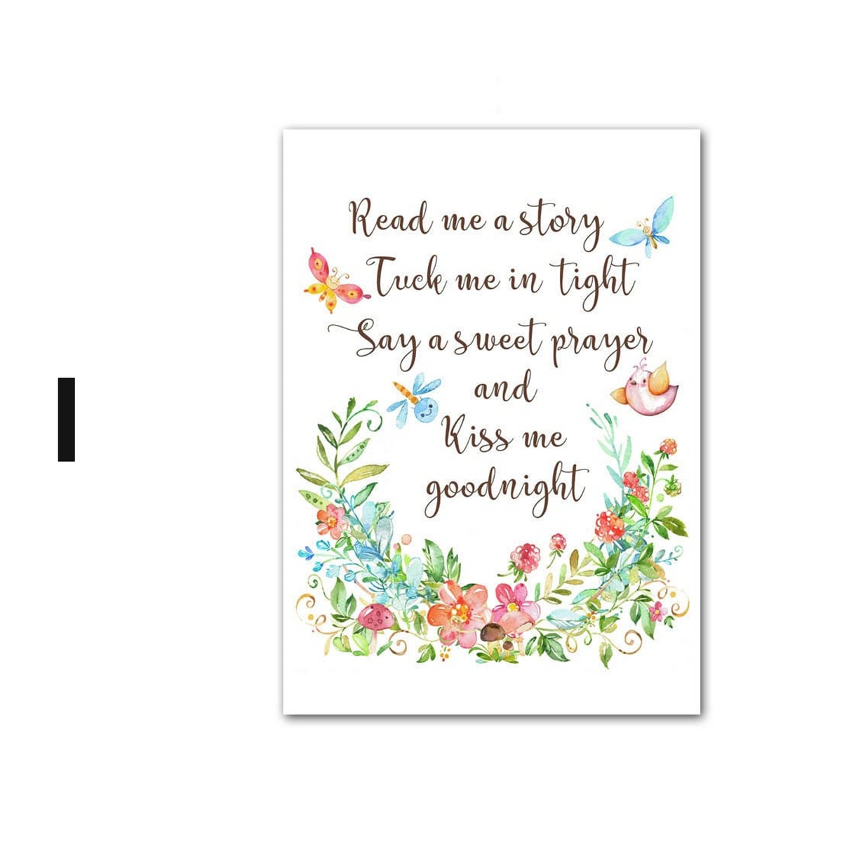 Poster Kinderzimmer Tiere Eule Bär Reh · Name Personalisiert · Kinderzimmer Bilder · Wand Deko · Kunst Druck · Deko Print · ohne Rahmen