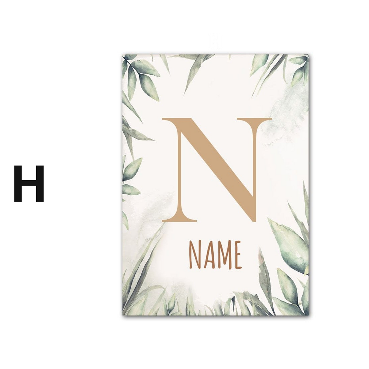 Poster Kinderzimmer Dschungel Tiere · Kinder Name Personalisiert · Kinderzimmer Bilder · Wand Deko · Kunst Druck · Deko Print · ohne Rahmen
