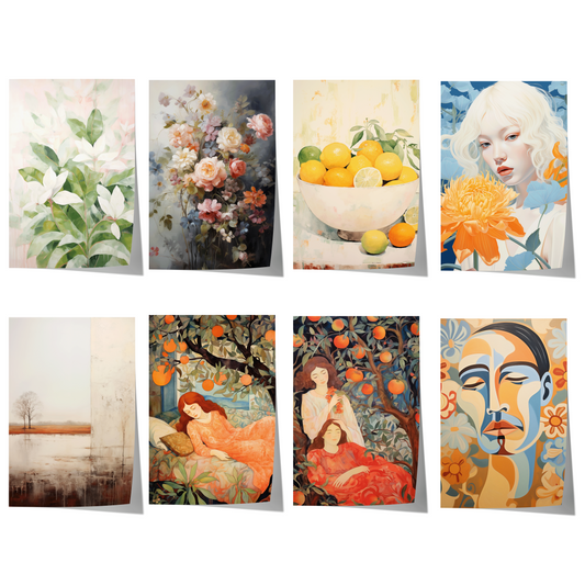 Zitronen Stillleben Poster · Geschenkidee · Frische Zitronen Mediterrane Küche und Moderne Wandkunst · Dekoprint ohne Rahmen
