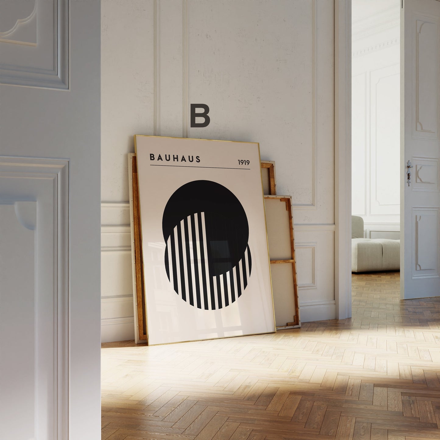 Bauhaus Ausstellung Poster I Geschenkidee I Bauhaus Design I Bauhaus Wandkunst I Wand Deko I Deko Print ohne Rahmen