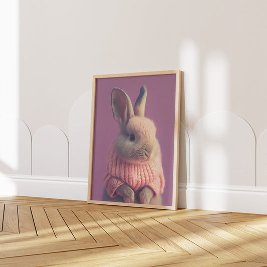 Kinderzimmer Poster Tiere Fuchs Elefant Bär Nashorn Erdmännchen · Kinderzimmer Bilder · Wand Deko · Kunst Druck · Deko Print · ohne Rahmen