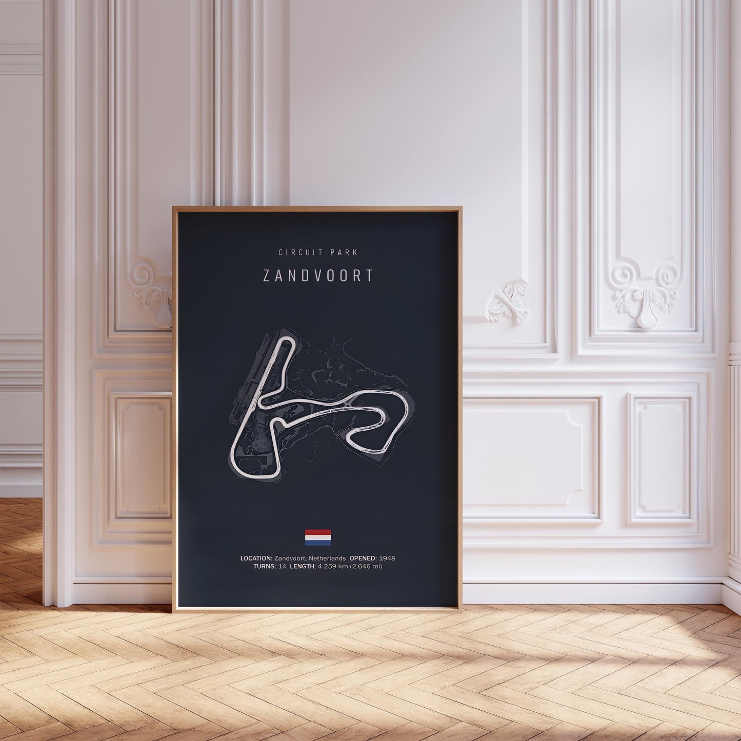 Poster Formel 1 2025 Rennstrecke Zandvoort Netherlands ยท Geschenkidee ยท Groรer Preis von Zandvoort ยท Deko Print ohne Rahmen