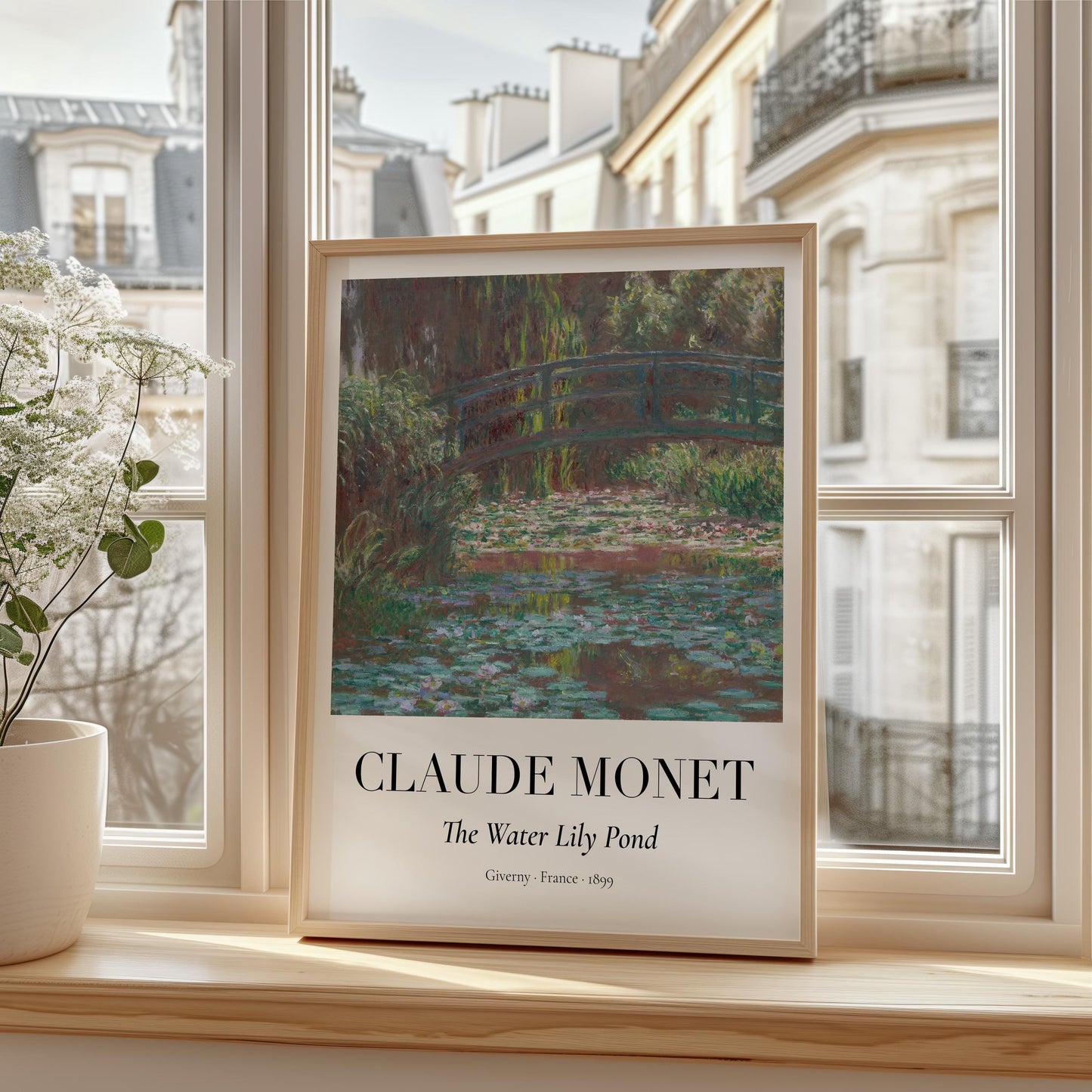 Claude Monet Poster ยท Water Lily Pond in Giverny 1899 ยท Seerosen Impressionismus ยท Kunst & Geschenkidee ยท Druckprint ohne Rahmen