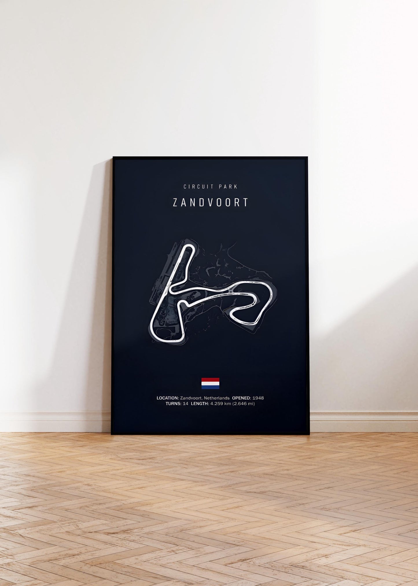 Poster Formel 1 2025 Rennstrecke Zandvoort Netherlands ยท Geschenkidee ยท Groรer Preis von Zandvoort ยท Deko Print ohne Rahmen