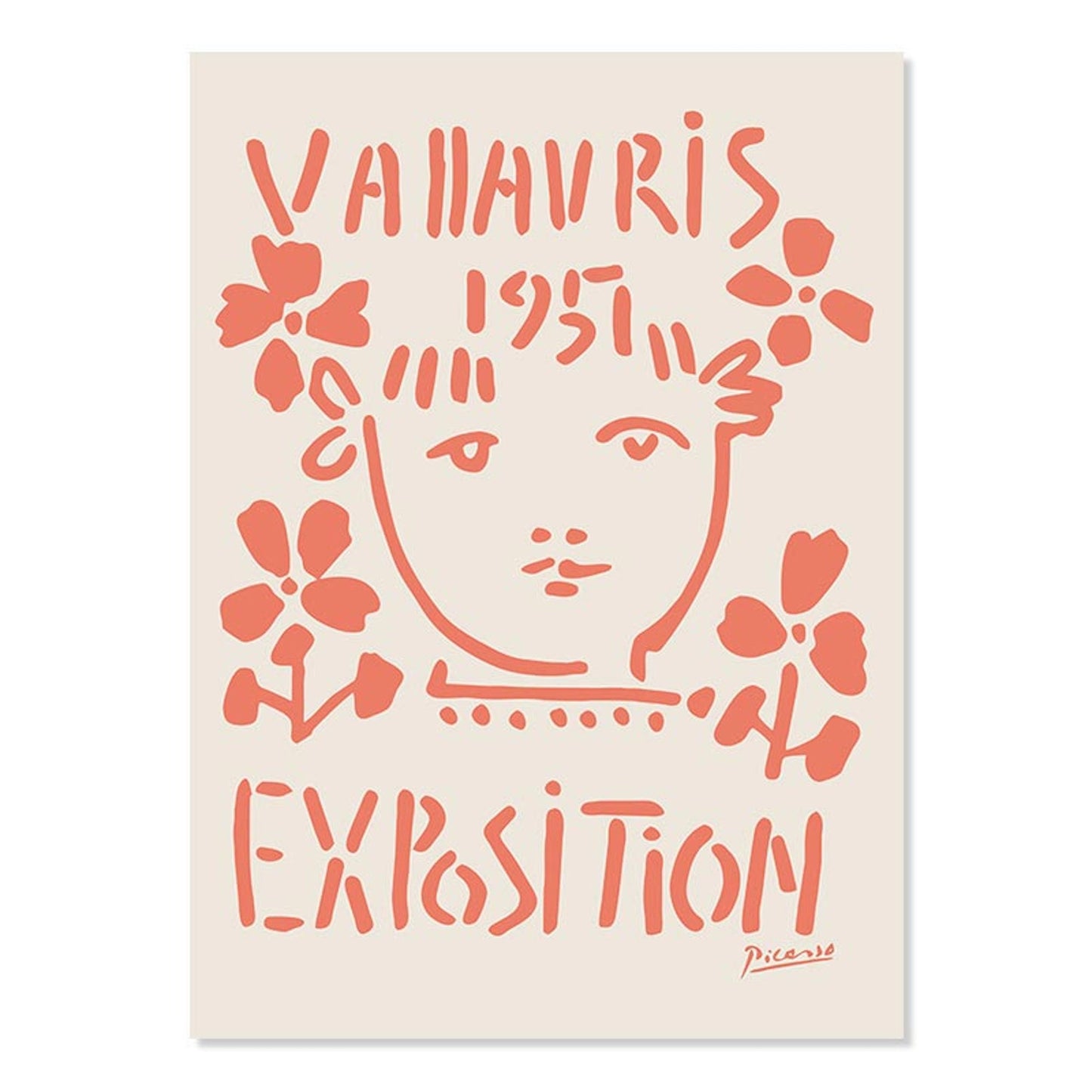 Kreatives Picasso Poster "VALLAURIS 1951 EXPOSITION" - Eine großartige Ergänzung für Ihre Wände von justgoodmood.