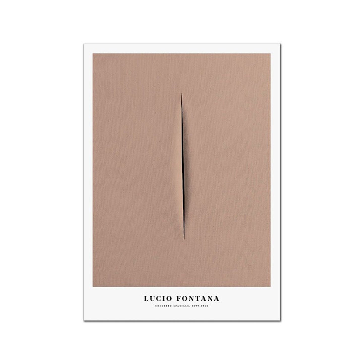 Stilvolles Poster in Cut Stoff Optik Design in beige von justgoodmood. Ein einzigartiges Deko Print ohne Rahmen für Ihr Zuhause.