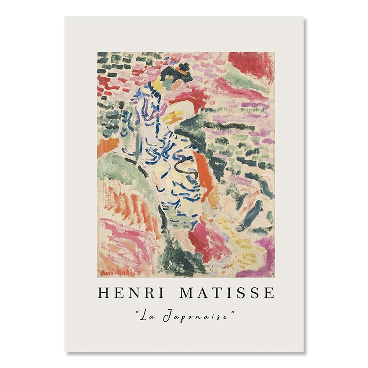 Poster Blumen Van Gogh Henri Matisse Rousseau Museum | Bilder Wohnzimmer | Wandbilder Schlafzimmer | Deko Print ohne Rahmen | Bilder Set