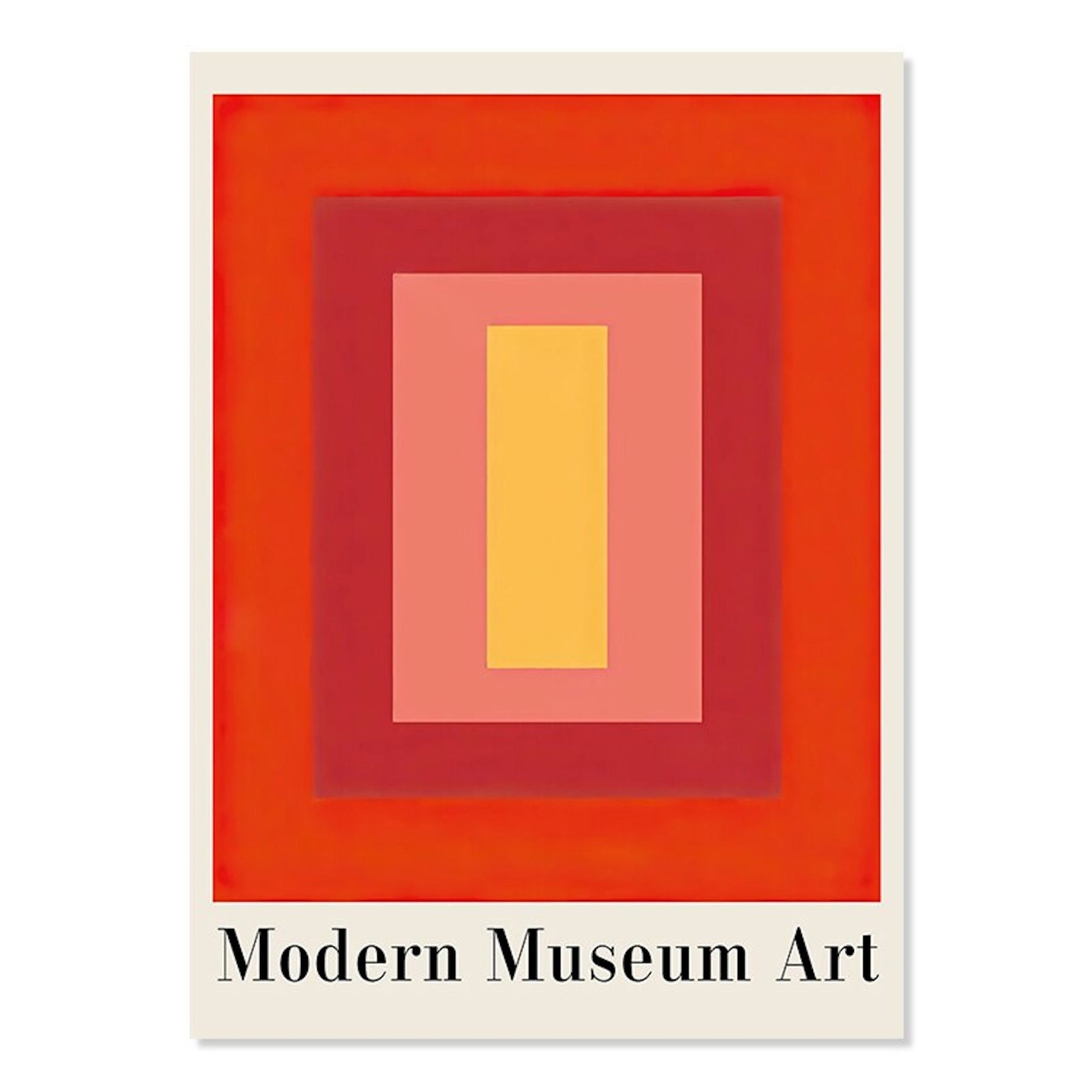 Modernes Kunstposter "Modern Museum Art" mit lebendigen Farben - Verschönern Sie Ihr Zuhause mit justgoodmood.