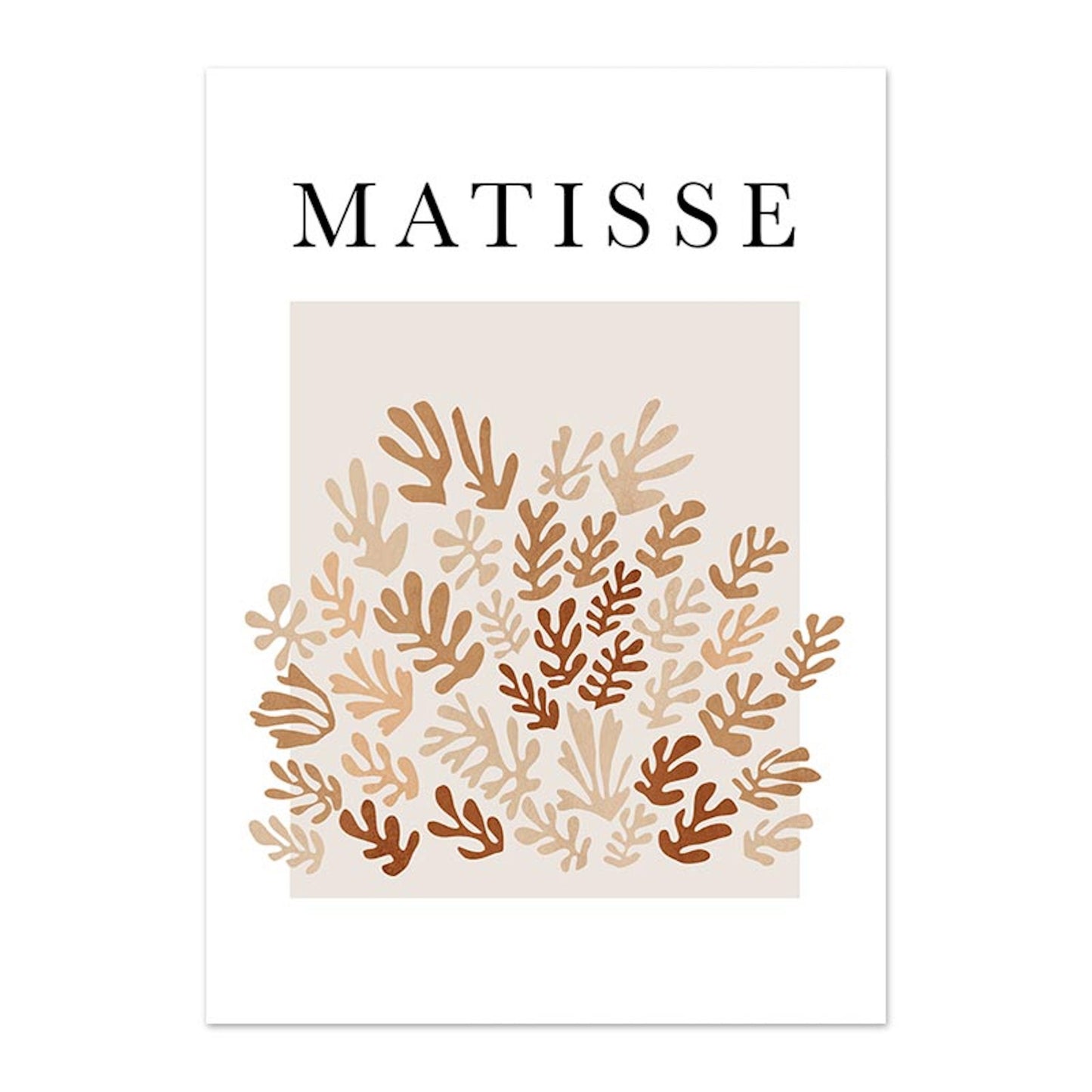 Poster Boho Sonne Linien und Geometrische Formen als Deko Print ohne Rahmen