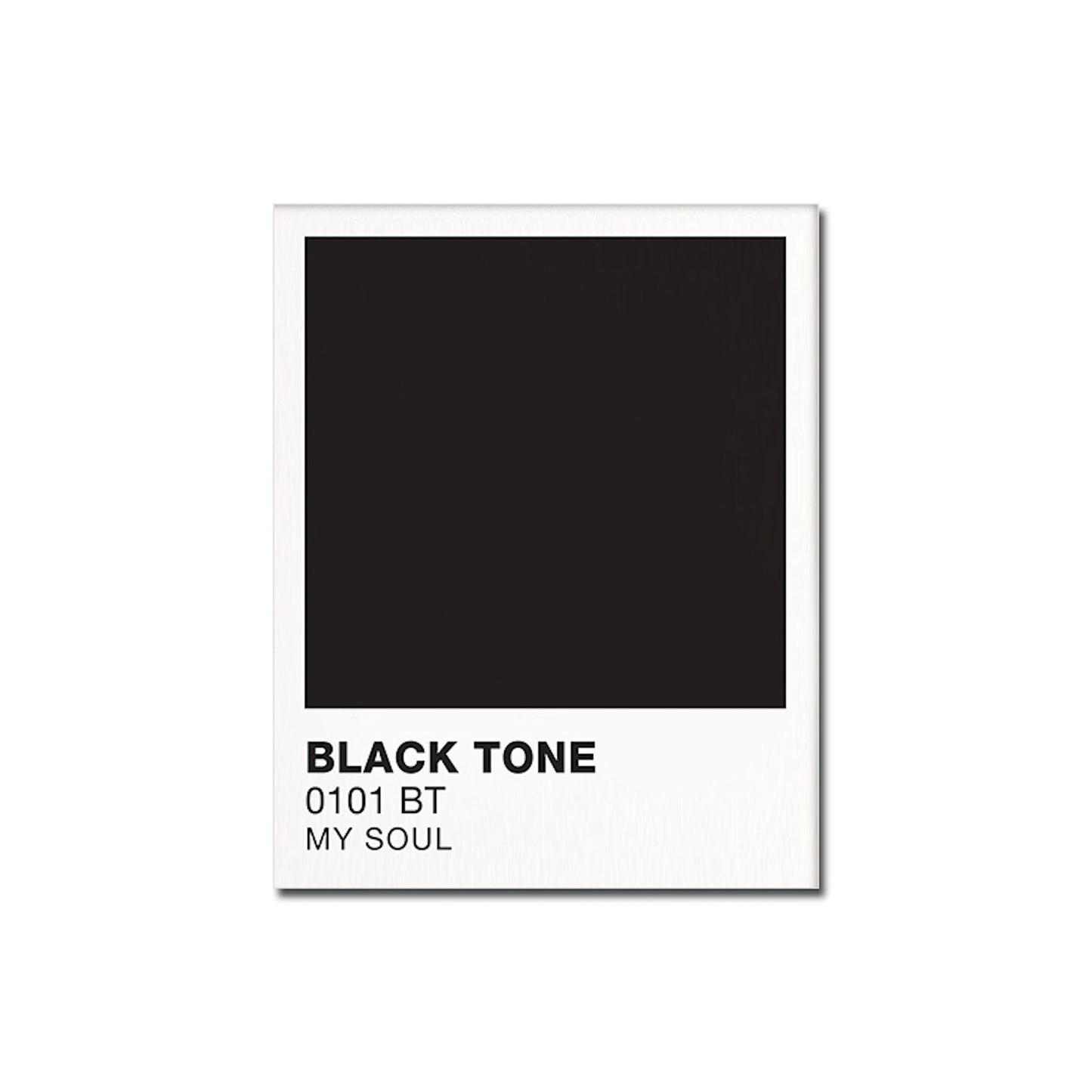 Schwarzes Kunstwerk mit dem Titel 'BLACK TONE', minimalistischer Stil für kreative Wandgestaltungen von justgoodmood.