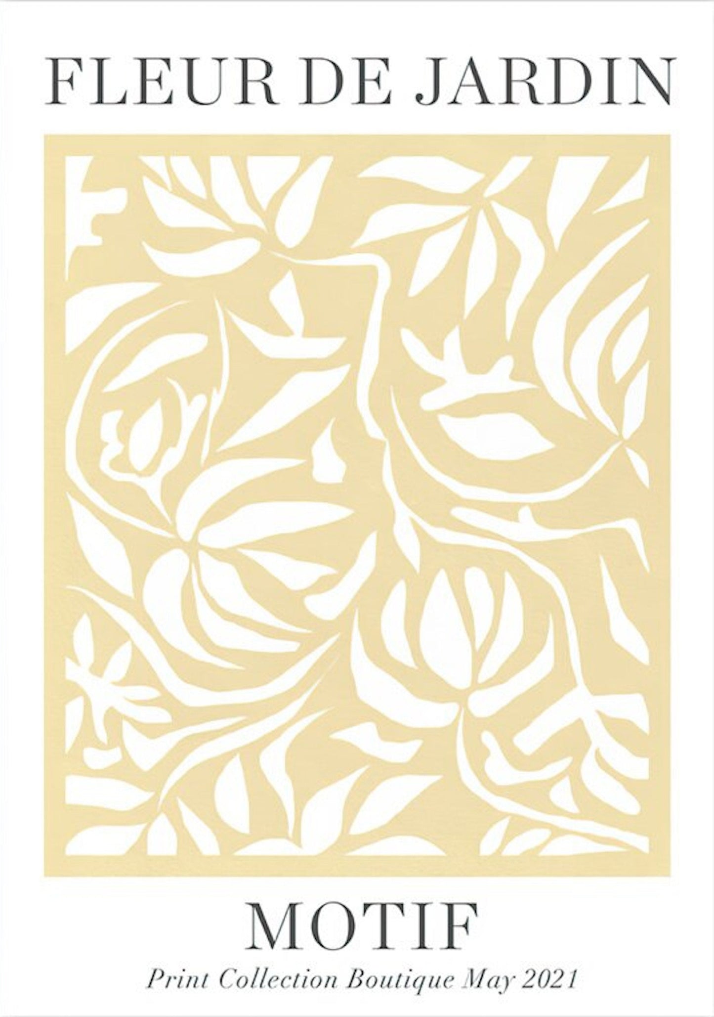 Elegantes Poster mit floralen Motiven, das die frische Ästhetik von justgoodmood unterstreicht, zu finden im Titel 'Poster Macaron und Avocado als Deko Print ohne Rahmen'.