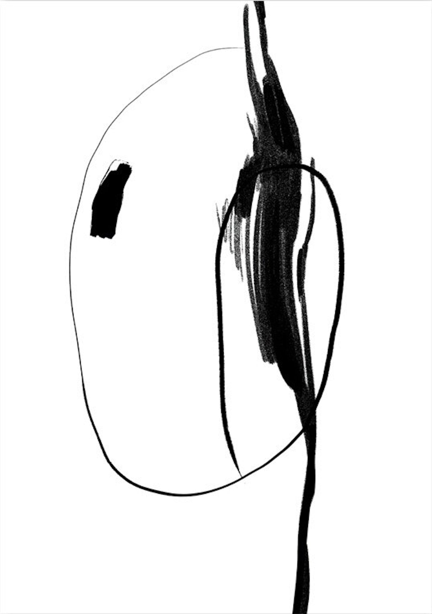 Abstrakte Kunst von Picasso - stilvolles Poster für kreative Raumgestaltung von justgoodmood.