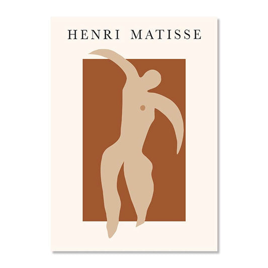 Elegantes Kunstposter von Henri Matisse, das kreative Akzente setzt, erhältlich bei justgoodmood, Titel: Poster Boho Sonne Linien und Geometrische Formen als Deko Print ohne Rahmen.