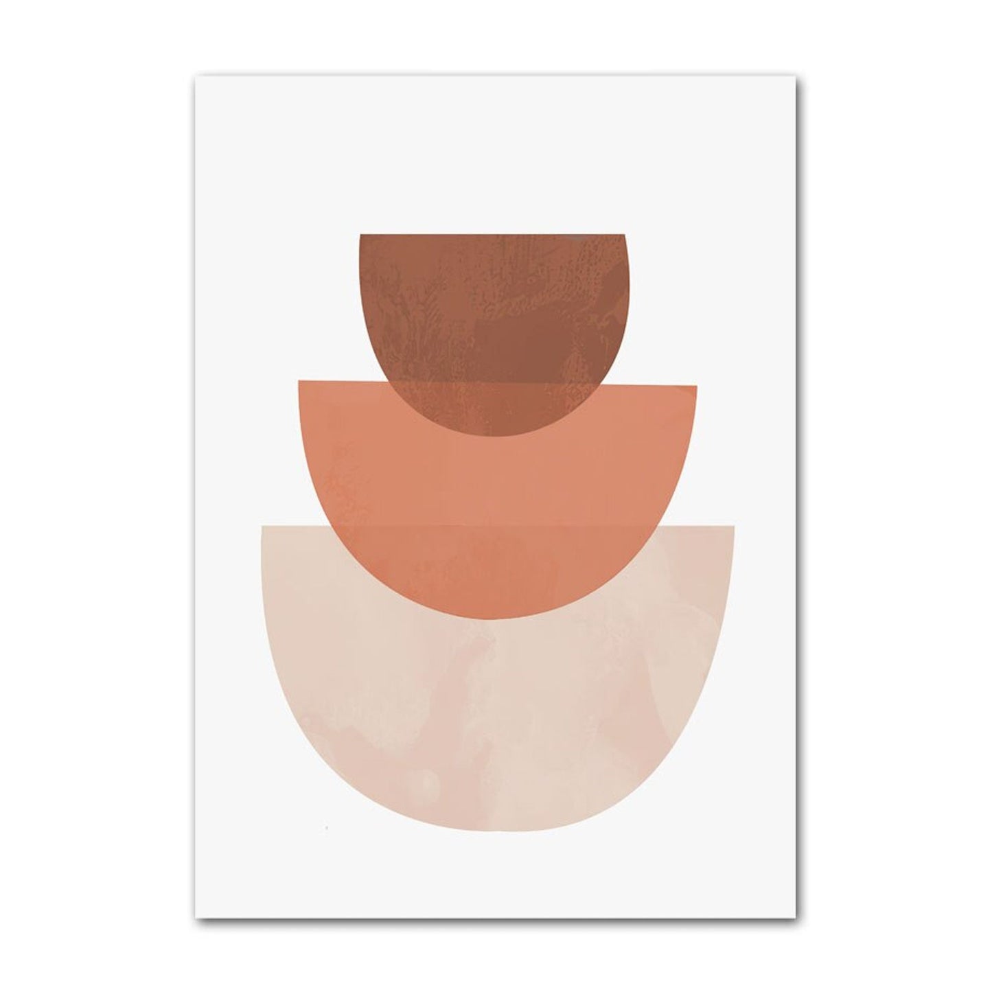 Ästhetisches Poster von justgoodmood mit harmonischen Erdtönen, ideal für eine beruhigende Raumgestaltung und natürlichen Charme.