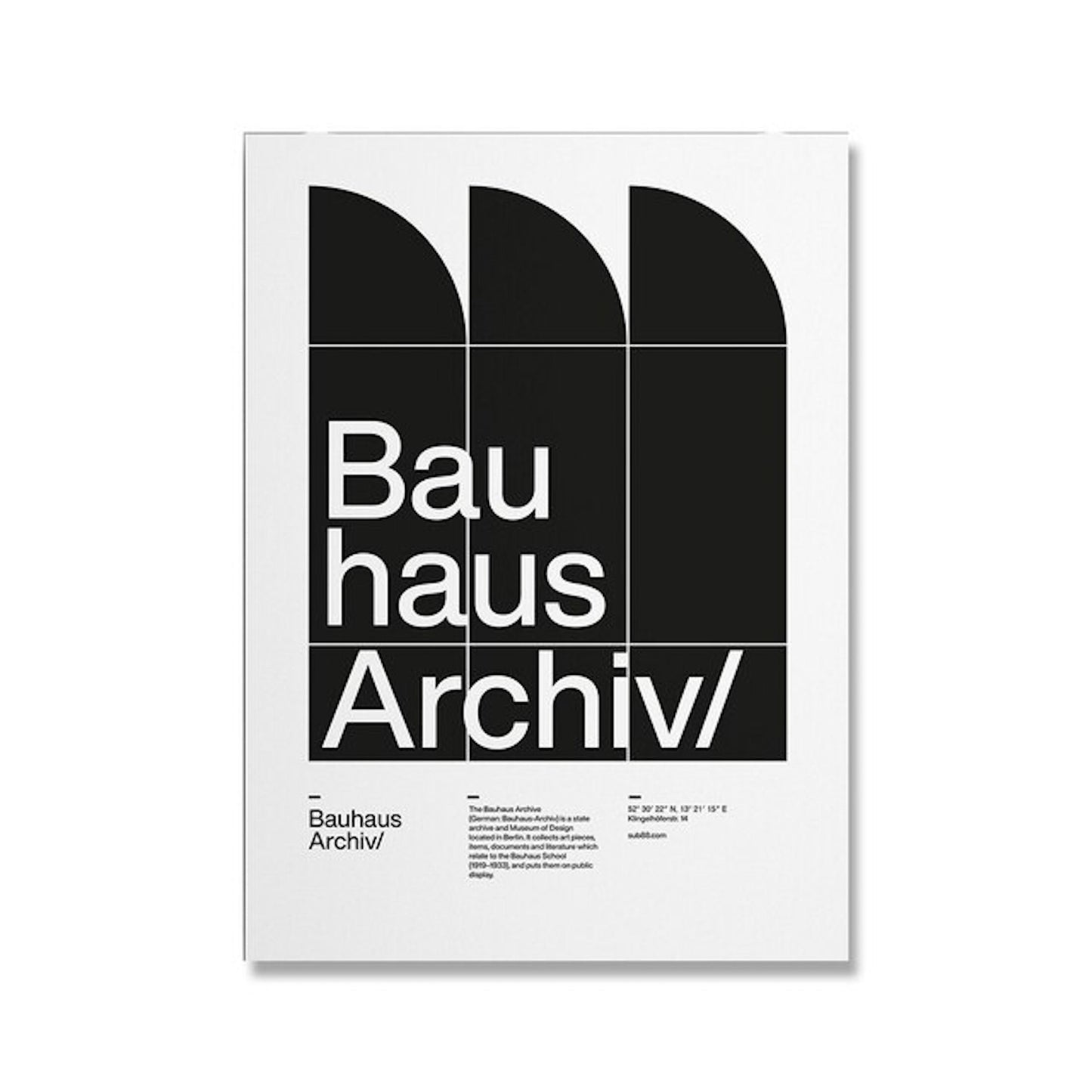 Poster Bauhaus Bunte Farben als Deko Print ohne Rahmen