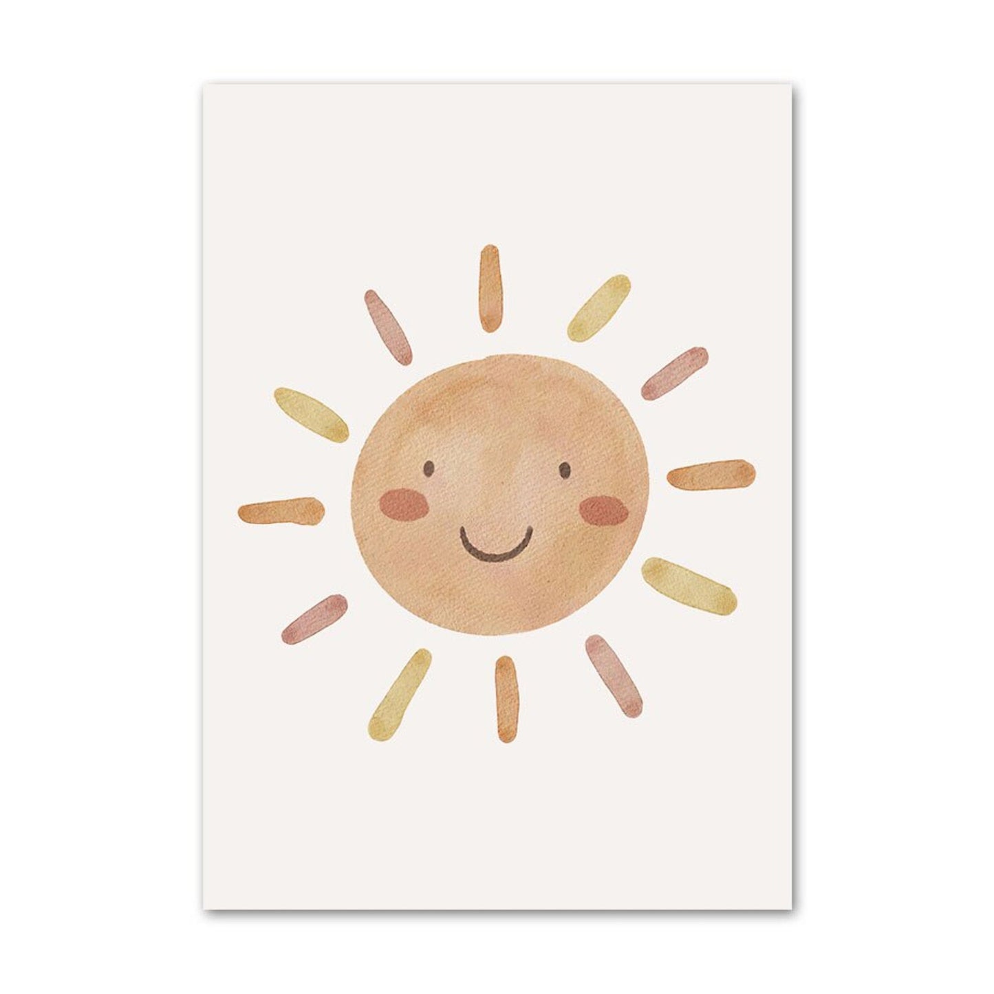 Poster Baby Motive Sonne Liebe Wolke Rakete Regenbogen Erdbeere Träume groß und Traktor als Deko Print ohne Rahmen