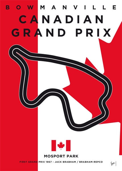 Poster Formel 1 Rennstrecke Länder Flagge I Deko Print ohne Rahmen