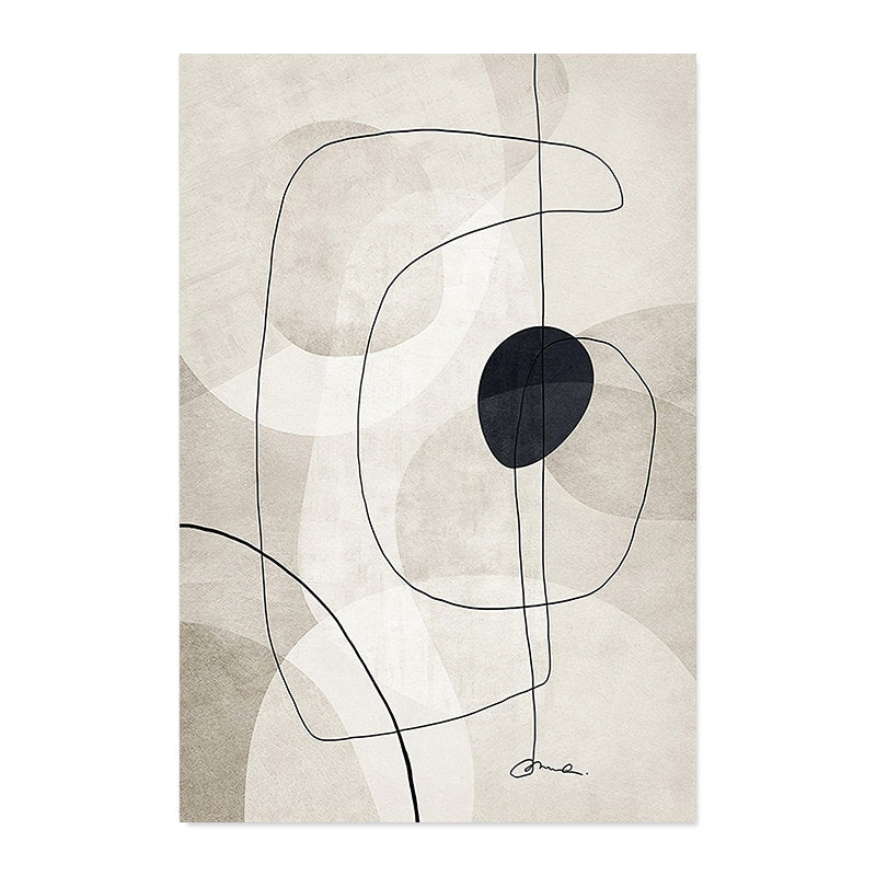 Geometrisches Poster mit klaren Linien und Formen, designt von justgoodmood, ansprechend für modernes Wohnen, perfekte Wandkunst.