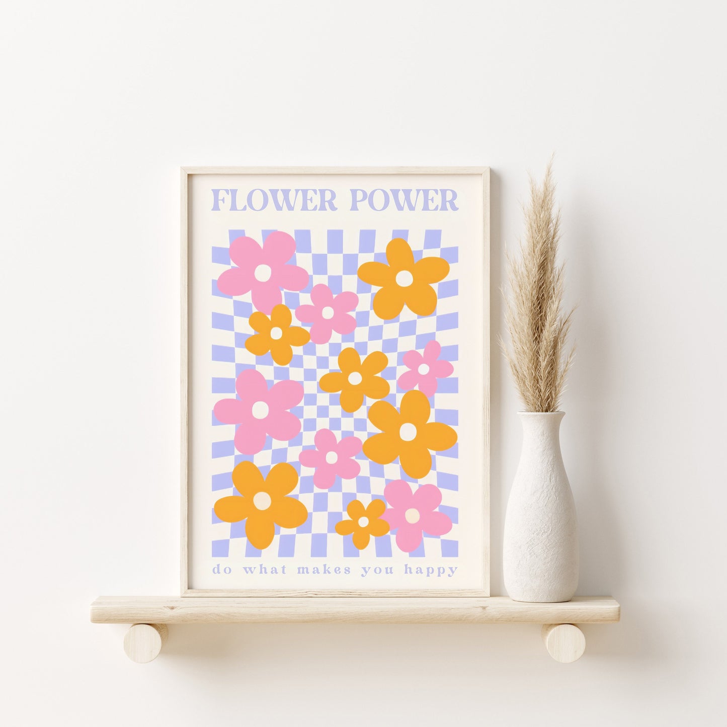 Poster Flower Market Blumen | Botanische Wand Kunst I Wandbilder Wohnzimmer Küche Schlafzimmer Flur | Kunst Druck I ohne Rahmen