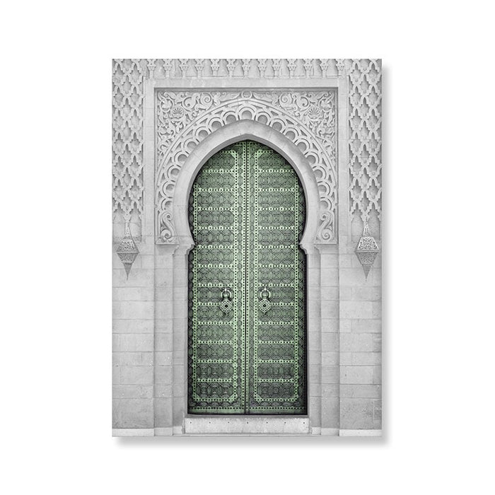 Poster Arabische Kalligraphie Tor I Wandbilder Wohnzimmer & Schlafzimmer I Deko Print Bilder I ohne Rahmen - justgoodmood