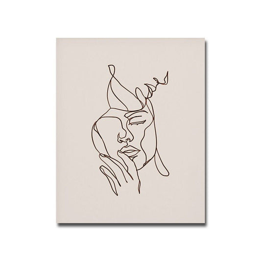 Poster Boho Linien und Geometrische Formen als Deko Print ohne Rahmen - justgoodmood