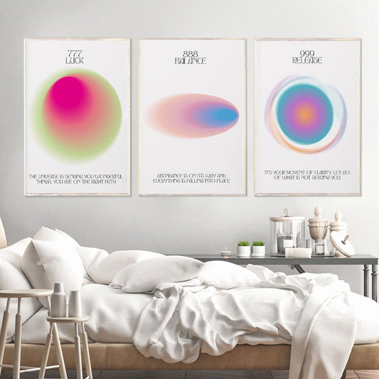Poster Engel Zahlen Bedeutung als Print ohne Rahmen - justgoodmood