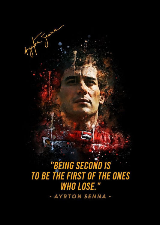 Poster Formel 1 Rennfahrer Legenden Sprüche I Deko Print ohne Rahmen - justgoodmood
