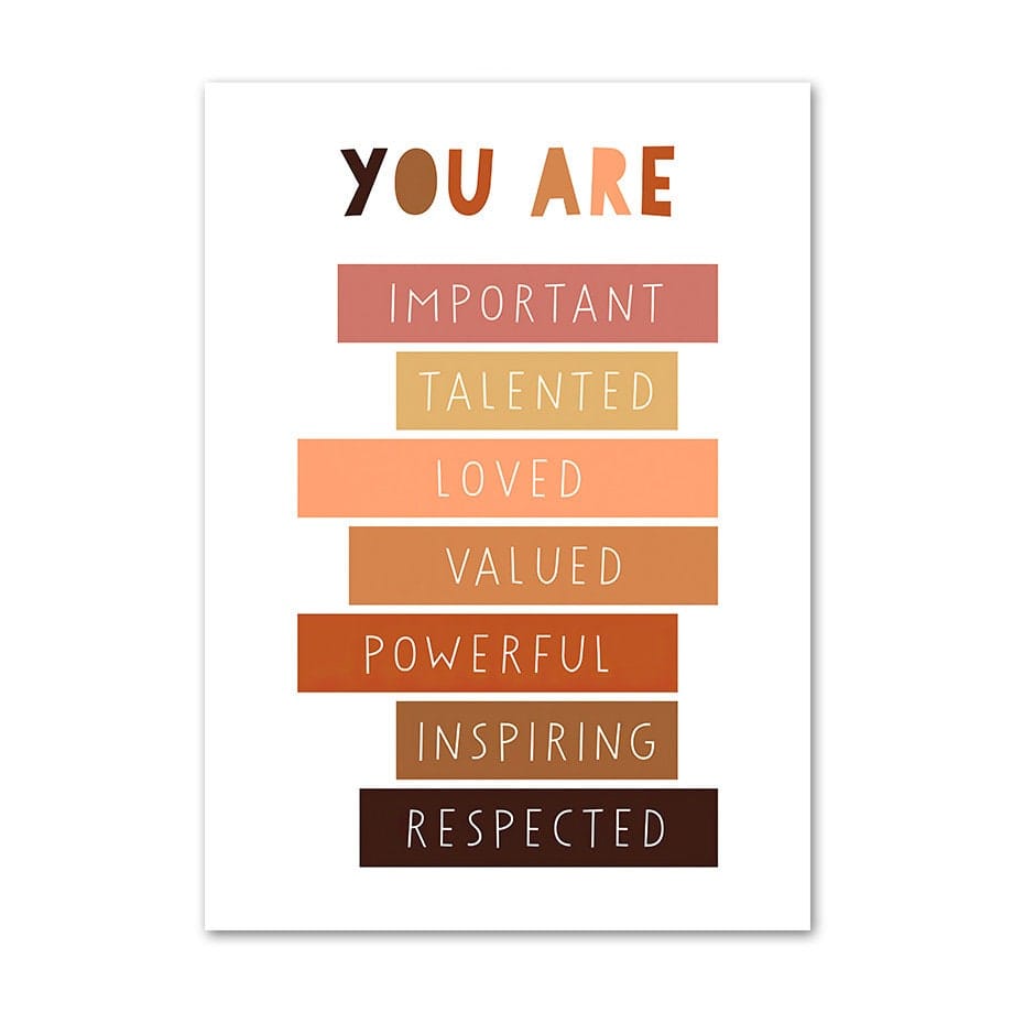 Poster Frieden Liebe Freundlich als Deko Print ohne Rahmen - justgoodmood