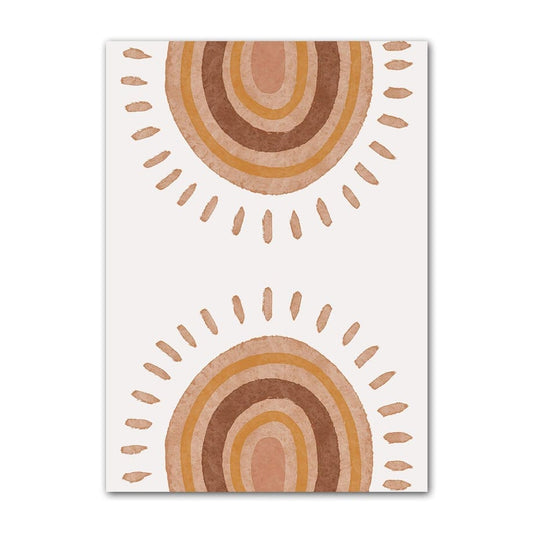 Poster Kinderzimmer Alpaka Regenbogen Kaktus Zeichentrick I Kinderzimmer Bilder I Wand Deko I Kunst Druck I Deko Print I ohne Rahmen - justgoodmood