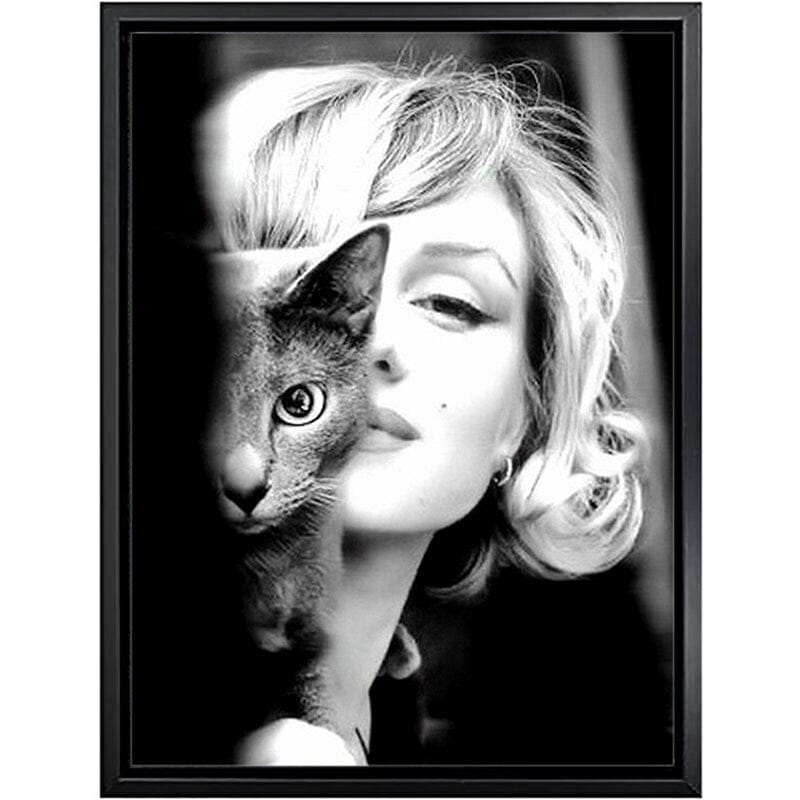 Poster Marylin Monroe I Wandbilder Wohnzimmer & Schlafzimmer I Deko Print Bilder I ohne Rahmen - justgoodmood