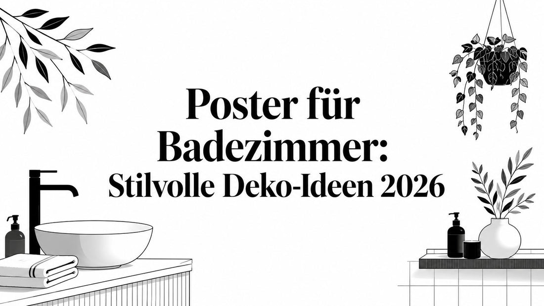 Poster für Badezimmer: Stilvolle Deko-Ideen 2026