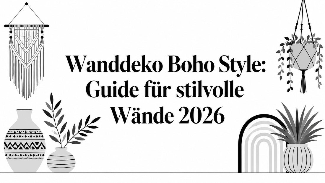 Wanddeko Boho Style: Guide für stilvolle Wände 2026