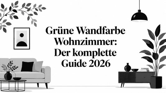Grüne Wandfarbe Wohnzimmer: Der komplette Guide 2026