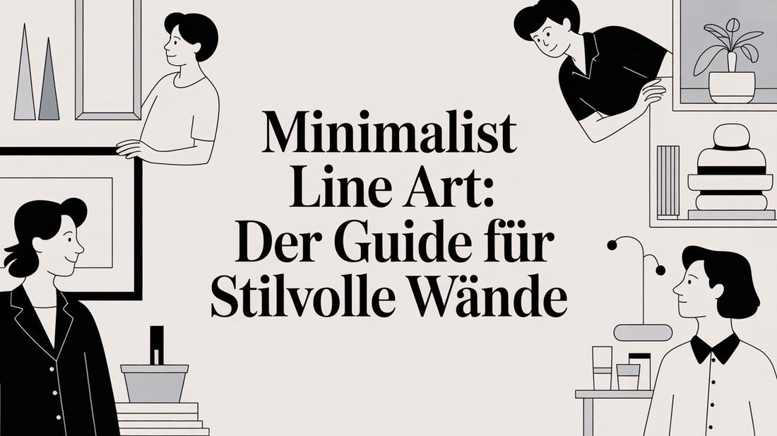 Minimalist Line Art: Der Guide für stilvolle Wände