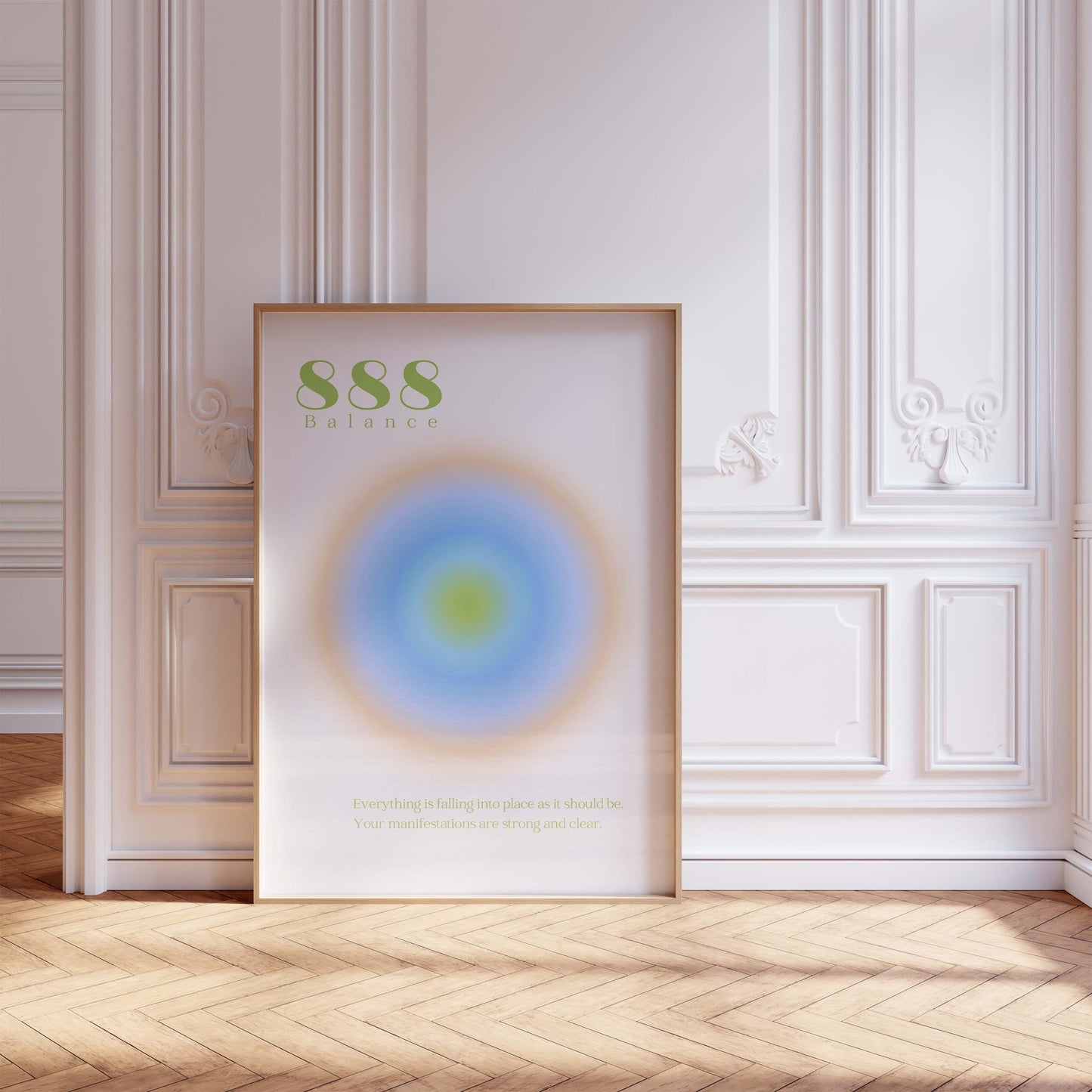 Angel Numbers Poster · Geschenkidee · 111 222 333 444 555 666 777 888 999 · Dekoprint ohne Rahmen