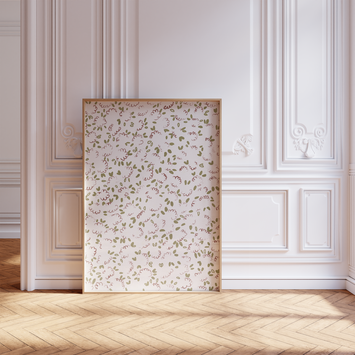 Blumen Poster · Geschenkidee · Florales Wandbild · Vintage Wanddeko · Dekoprint ohne Rahmen