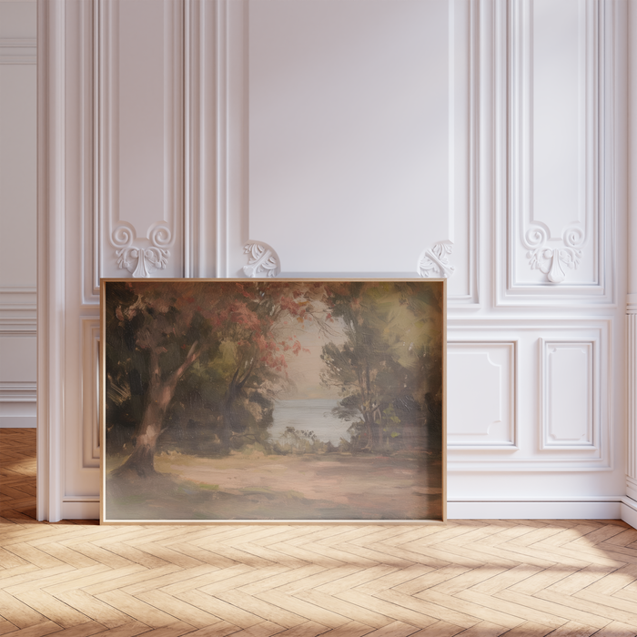 Vintage Landschaft Poster auf Baumwolle – JUSTGOODMOOD