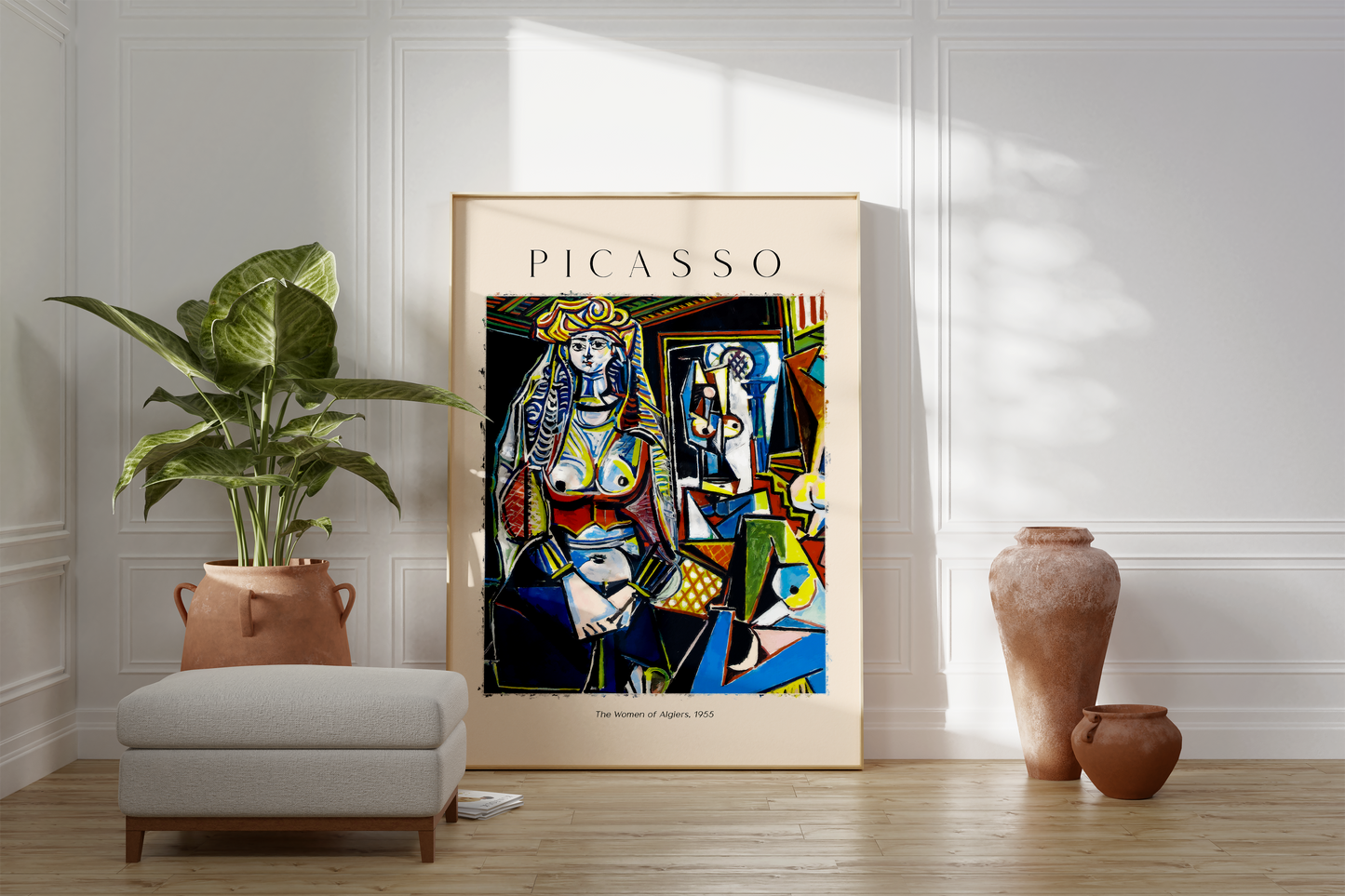 Picasso Poster · Geschenkidee · Kubistische Porträts,Dora Maar Die Frauen von Algier · Dekoprint ohne Rahmen