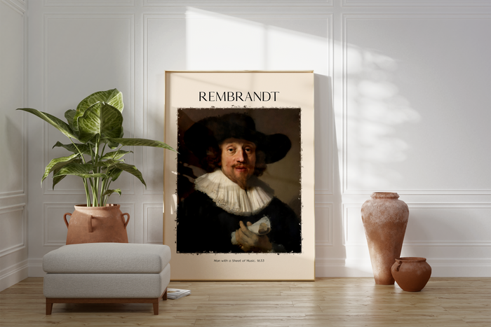 Moderne Rembrandt Poster | Barock & Porträtkunst | JUSTGOODMOOD
