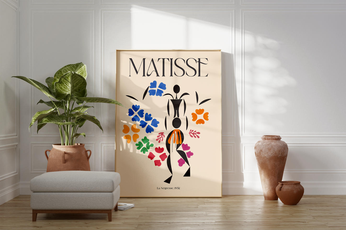 Henri Matisse Poster · Geschenkidee · Scherenschnitt Masken Abstrakte Formen Bunte Kompositionen · Dekoprint ohne Rahmen