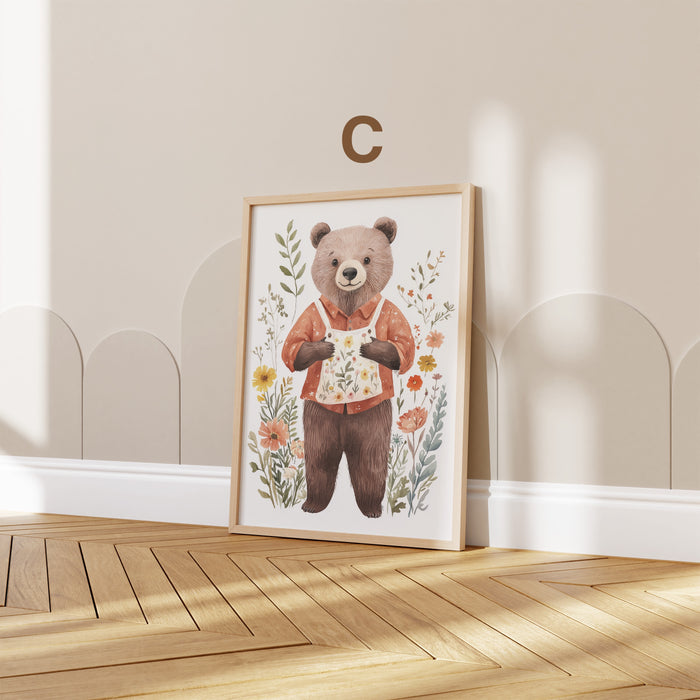 JUSTGOODMOOD Poster Tiere – Hochwertige Baumwoll-Kunst