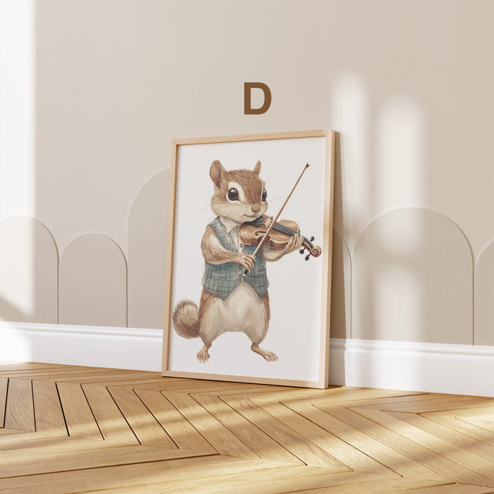 JUSTGOODMOOD Waldtiere Poster – Premium Qualität